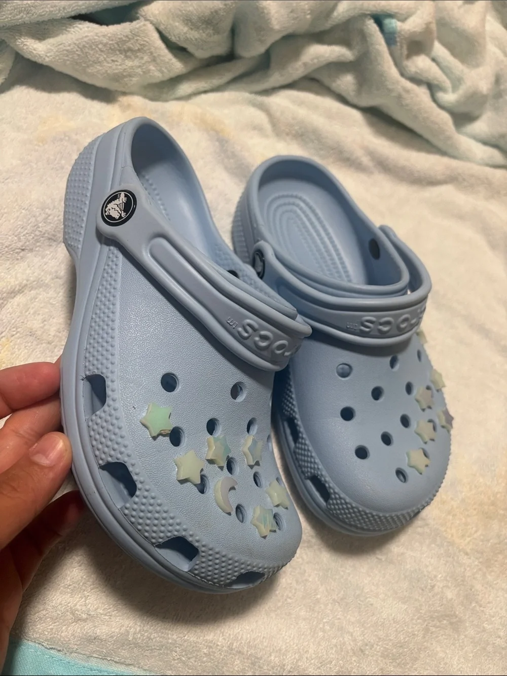 CROCS light blue